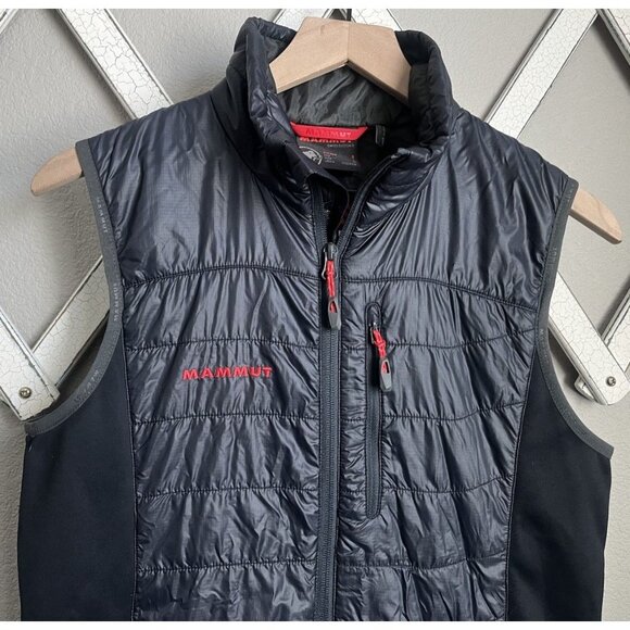 Mammut Polartec Alpha Men's S Puffer Vest Pertex Quantum - Black - Picture 2 of 9
